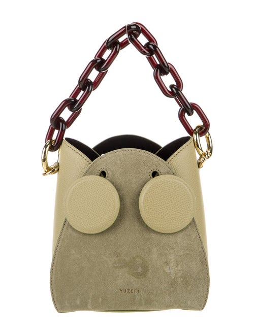 yuzefi Leather Top Handle Bag