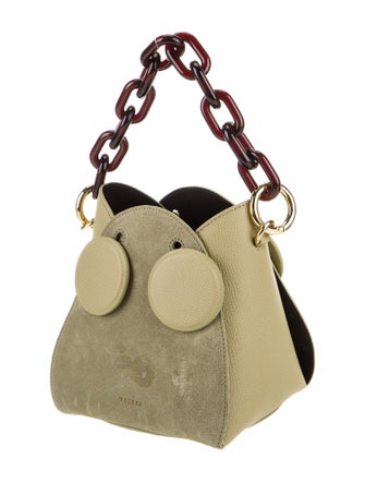 yuzefi Leather Top Handle Bag