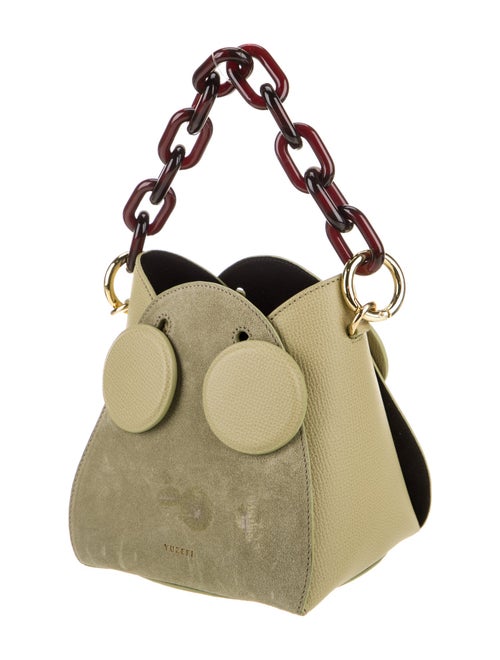 yuzefi Leather Top Handle Bag