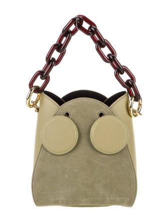 yuzefi Leather Top Handle Bag