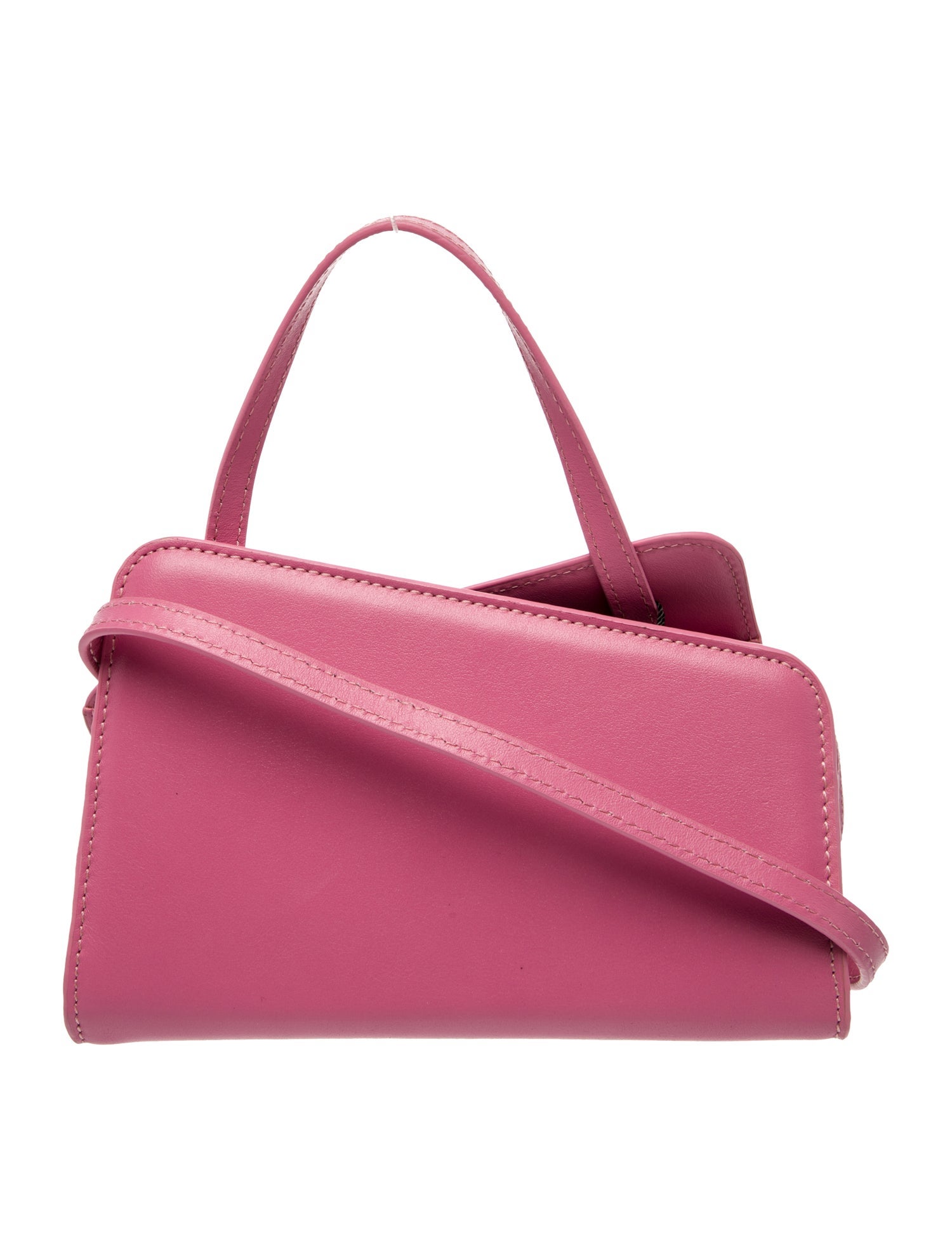 yuzefi Leather Top Handle Bag