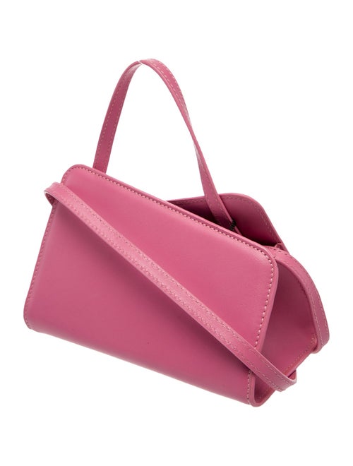 yuzefi Leather Top Handle Bag