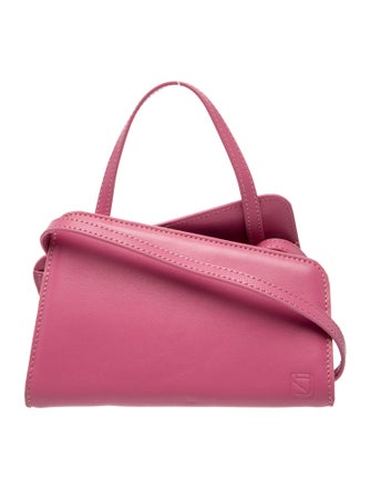 yuzefi Leather Top Handle Bag