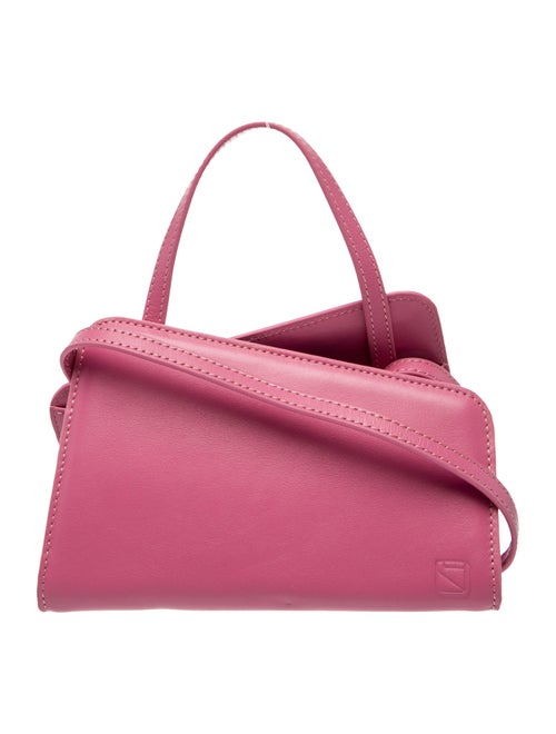 yuzefi Leather Top Handle Bag