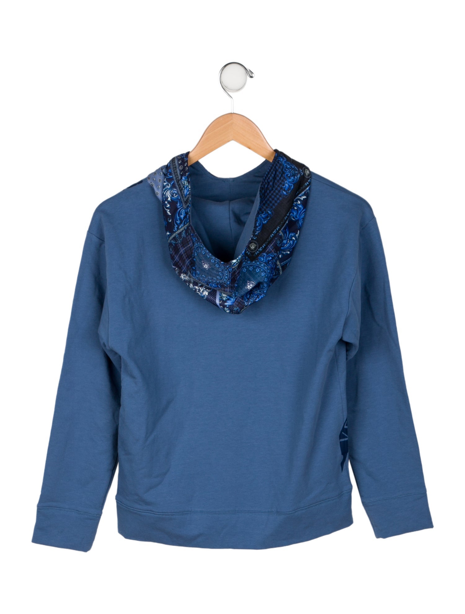 Young Versace Boys' Patchwork-Trimmed Hoodie