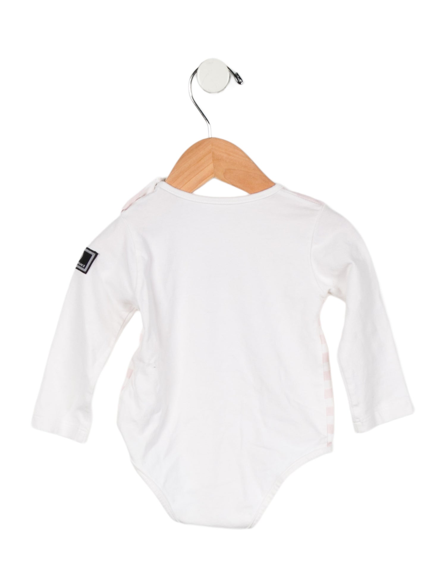 Young Versace Infant Girls' Printed Long-Sleeve Bodysuit