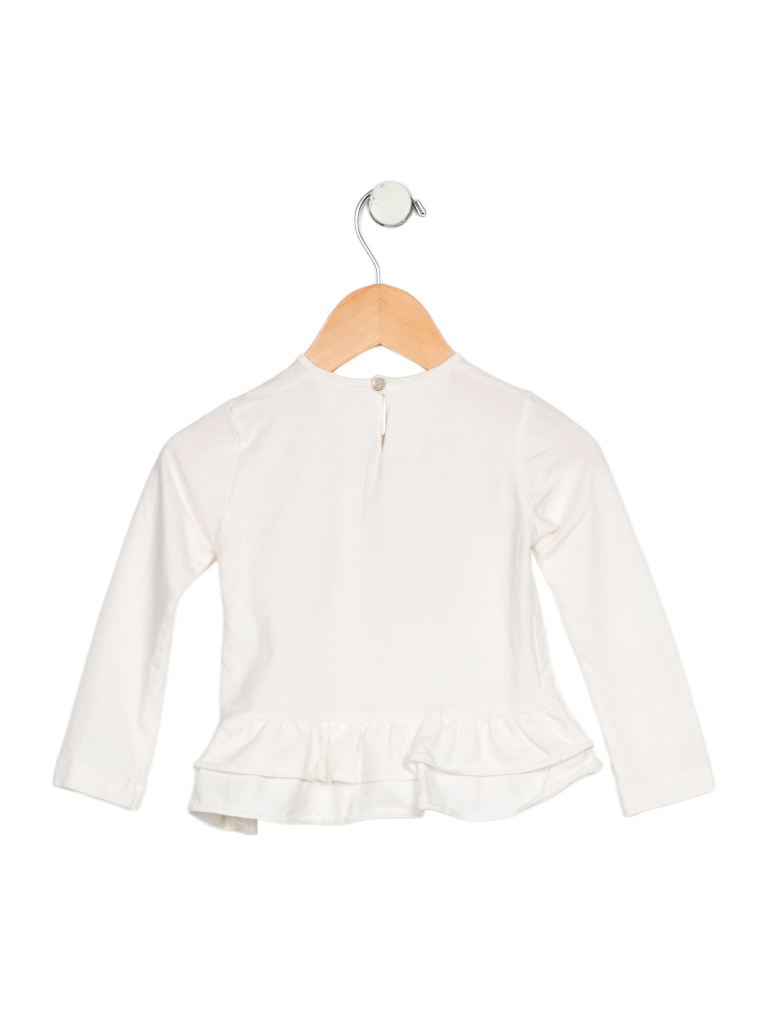 Young Versace Young Versace Long Sleeve Ruffled Shirt