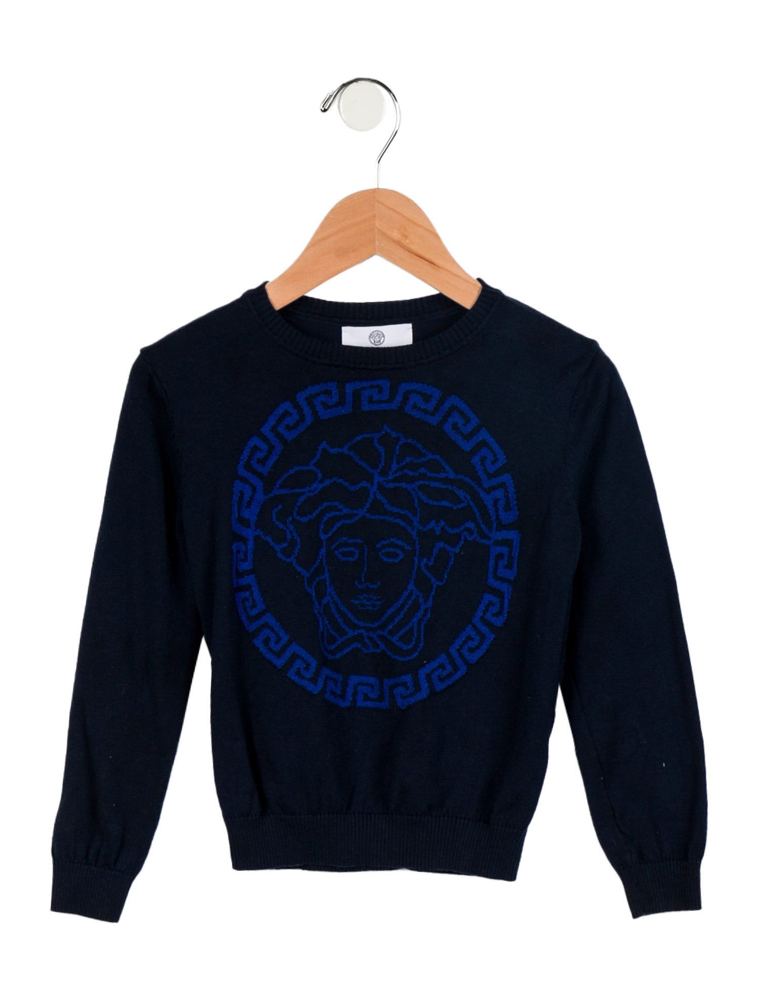 Young Versace Toddler Boys' Long Sleeve Sweater