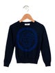 Young Versace Toddler Boys' Long Sleeve Sweater
