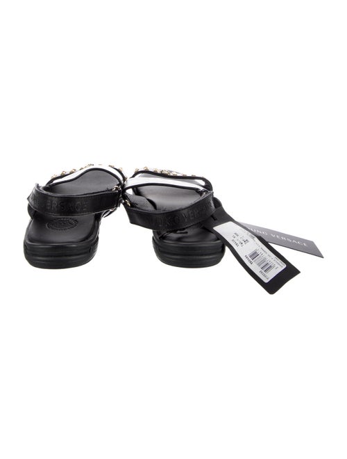 Young Versace Girls' Leather Strap Sandals