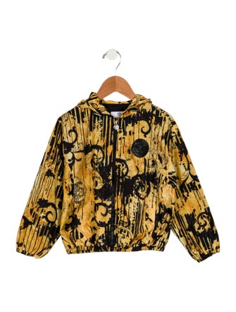 Young Versace Boys' Hooded Wind Breaker