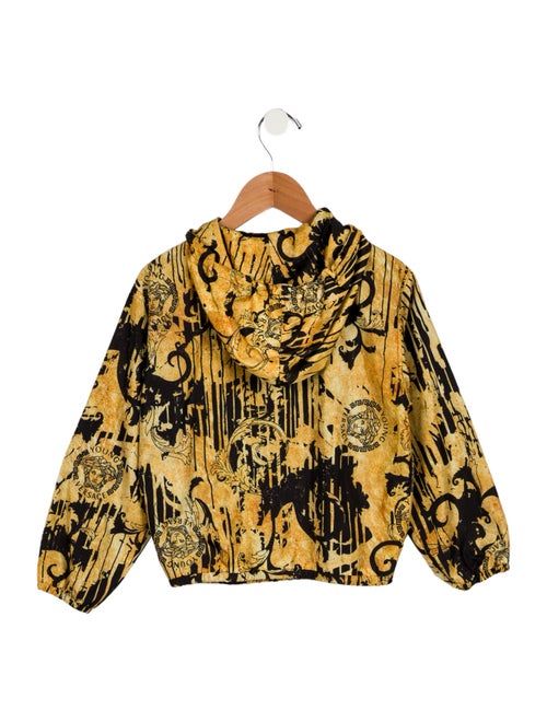 Young Versace Boys' Hooded Wind Breaker