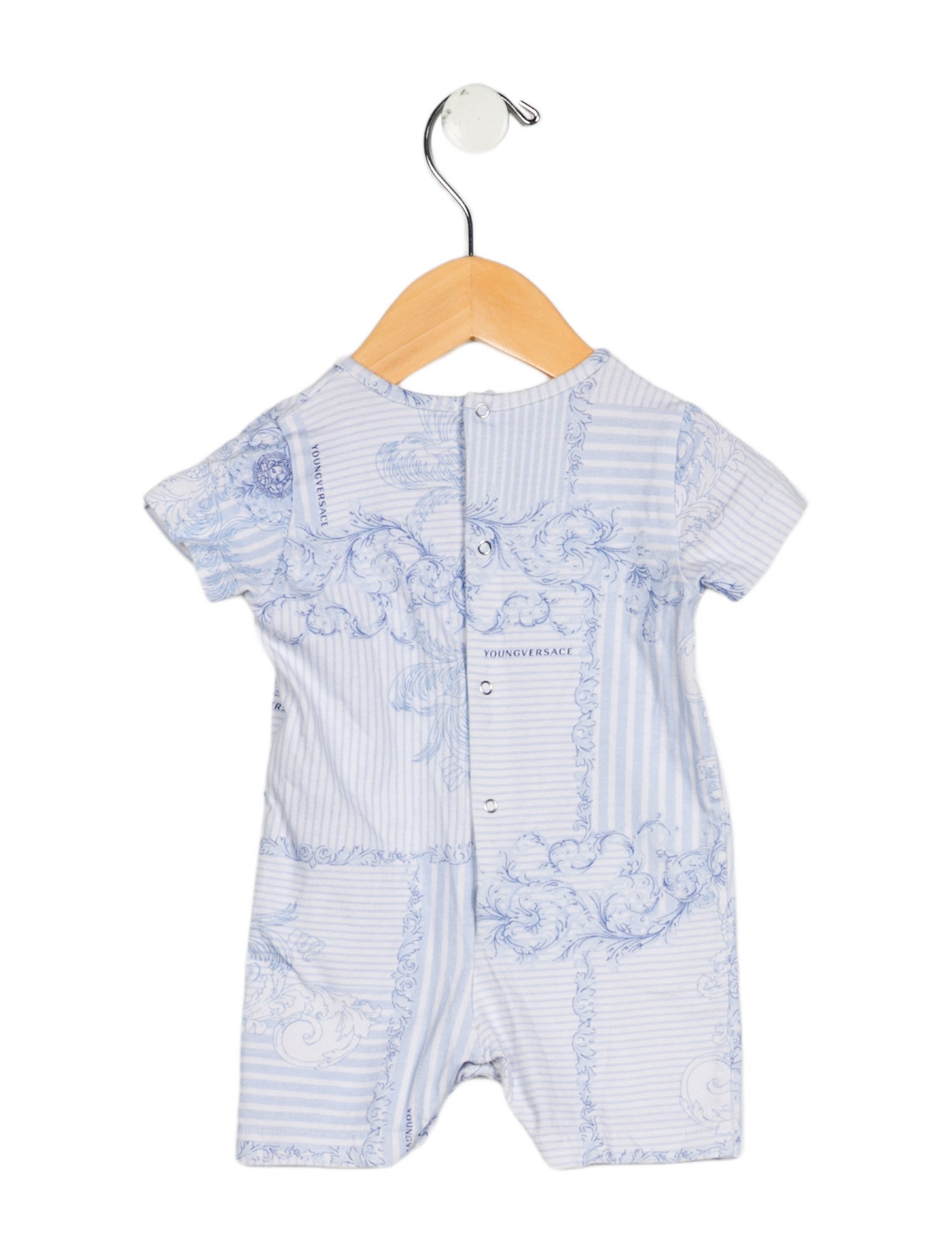Young Versace Infant Boys' Short Sleeve Onesie