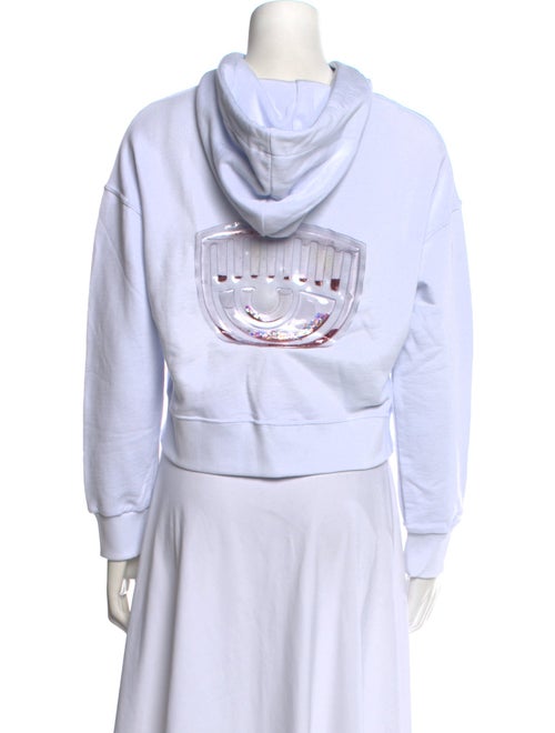 Chiara Ferragni Mock Neck Long Sleeve Sweatshirt