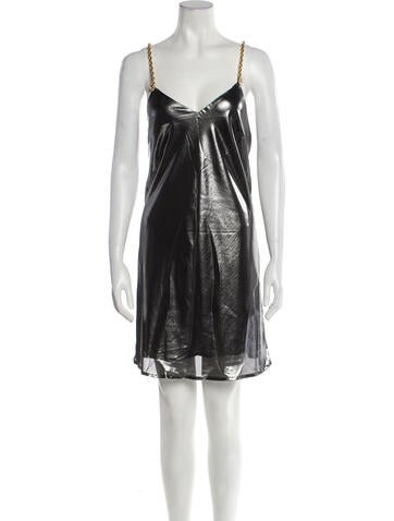 Chiara Ferragni Dresses V-Neck Mini Dress M