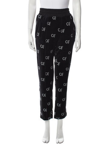 Chiara Ferragni Pants Printed Straight Leg S