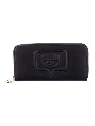 Chiara Ferragni Leather Continental Wallet