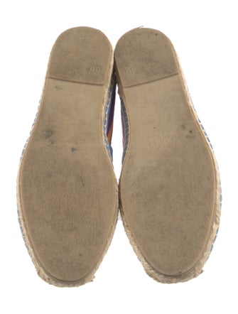 Chiara Ferragni Printed Embroidered Accent Espadrilles