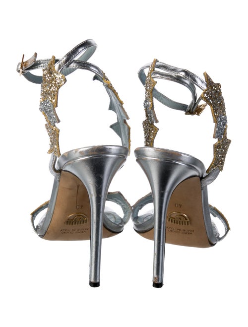 Chiara Ferragni Leather Patterned Sandals