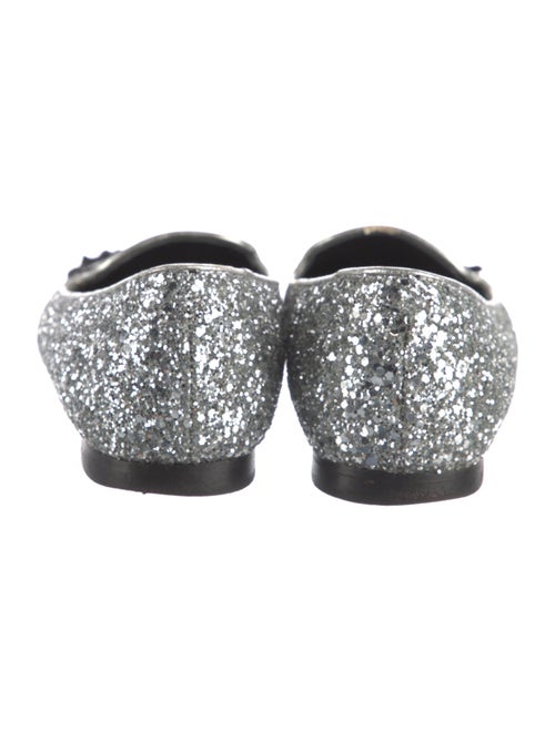 Chiara Ferragni Glitter Printed Loafers