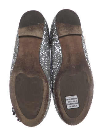 Chiara Ferragni Glitter Printed Loafers