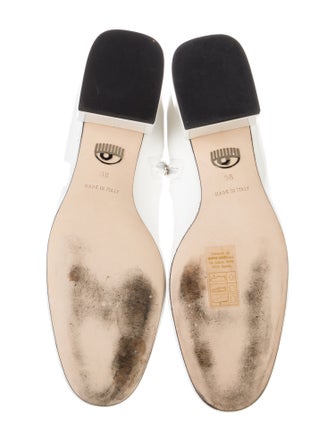 Chiara Ferragni Patent Leather Graphic Print Sock Boots