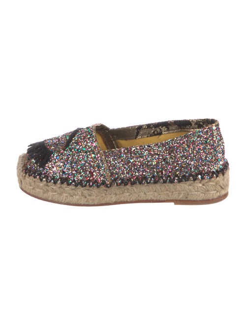 Chiara Ferragni Glitter Patterned Espadrilles