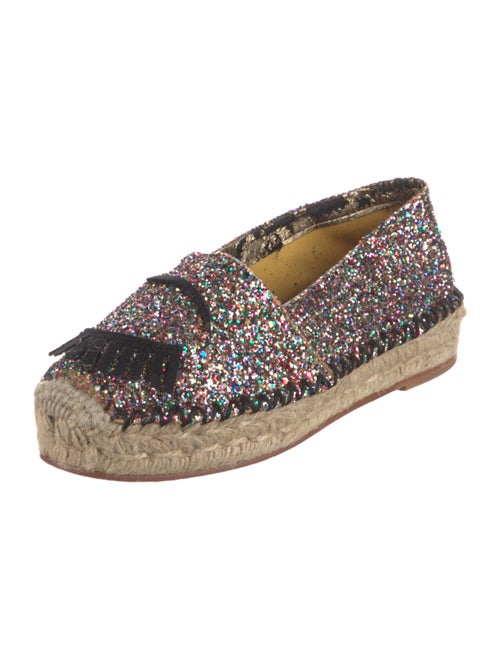 Chiara Ferragni Glitter Patterned Espadrilles