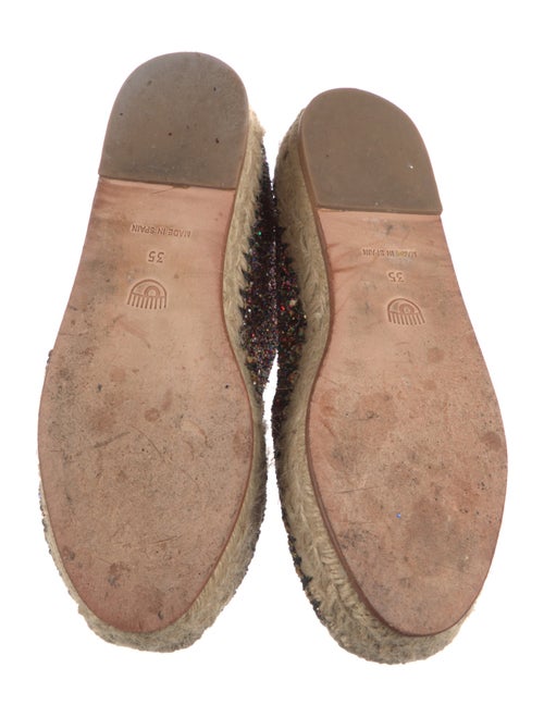 Chiara Ferragni Glitter Patterned Espadrilles