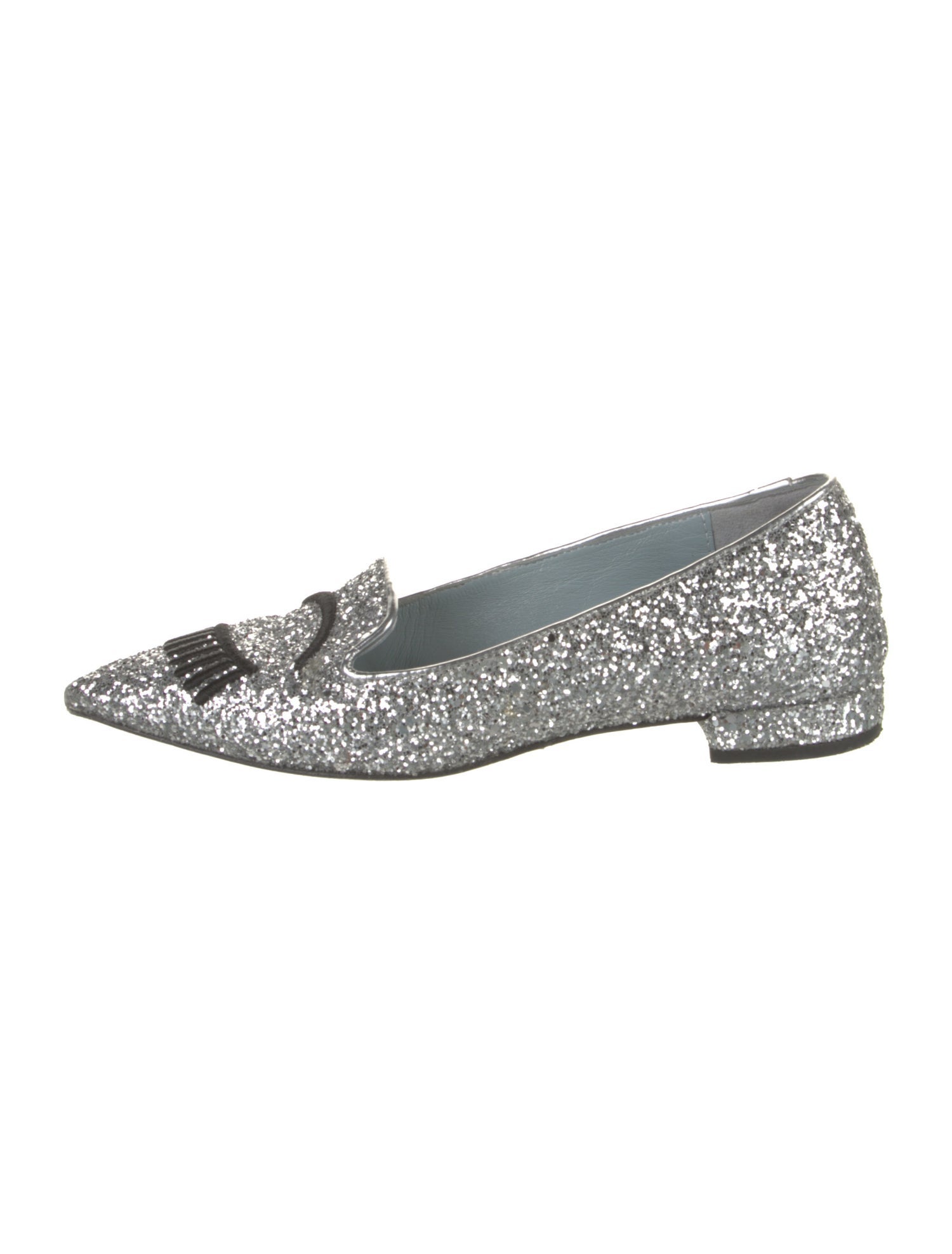 Chiara Ferragni Glitter Loafers