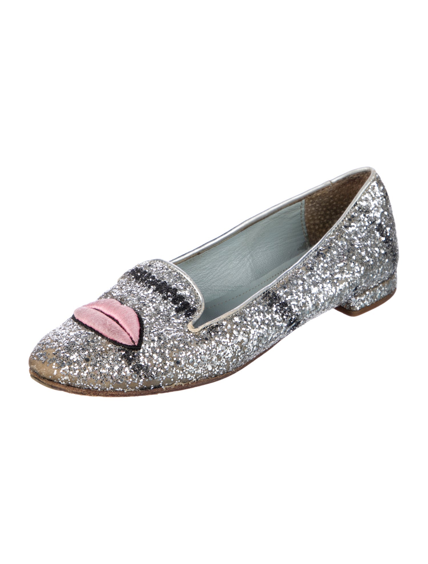 Chiara Ferragni Glitter Glitter Accents Loafers