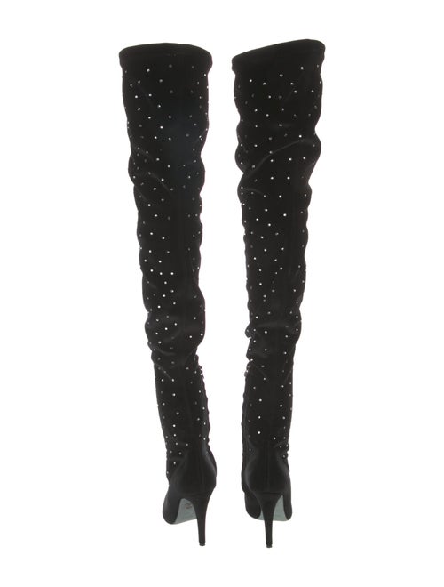 Chiara Ferragni Velvet Sock Boots