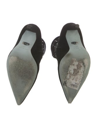 Chiara Ferragni Velvet Sock Boots