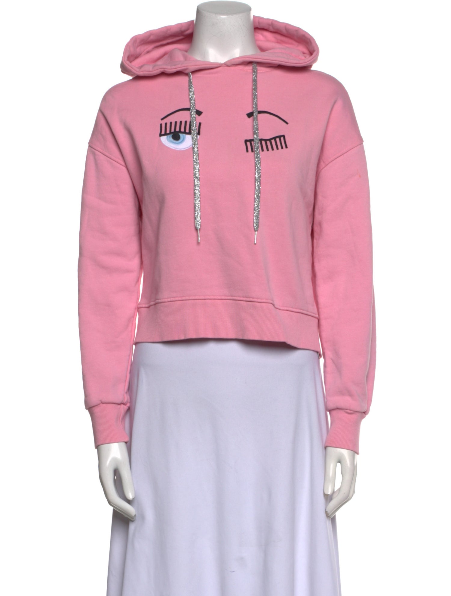 Chiara Ferragni Graphic Print Crew Neck Sweatshirt