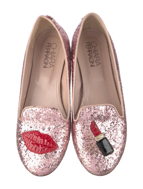 Chiara Ferragni Glitter Loafers