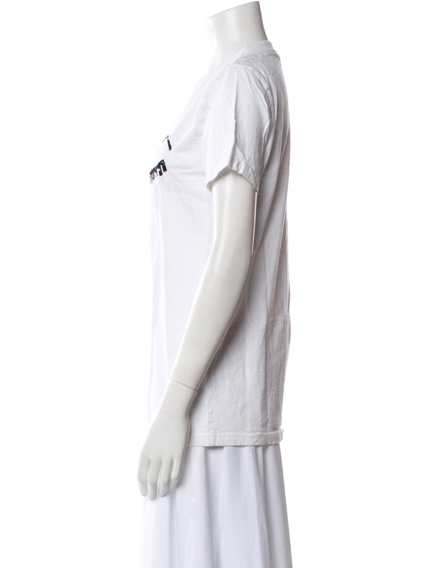 Chiara Ferragni Graphic Print Crew Neck T-Shirt