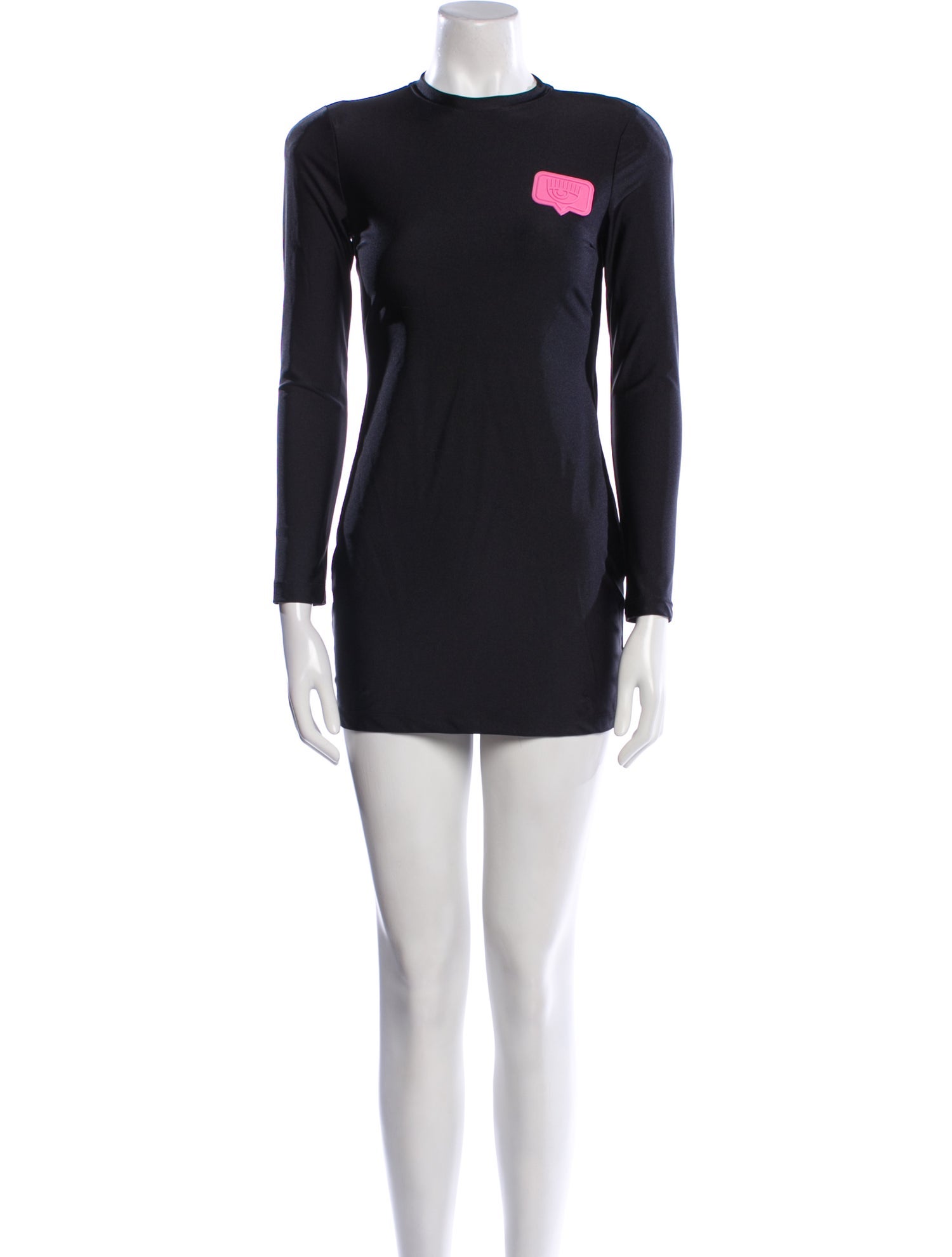 Chiara Ferragni Crew Neck Mini Dress