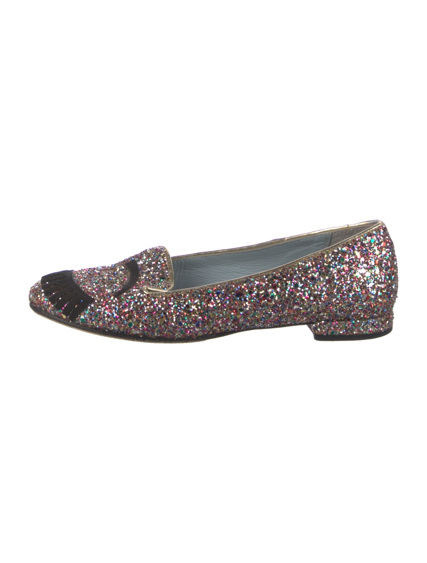 Chiara Ferragni Glitter Loafers