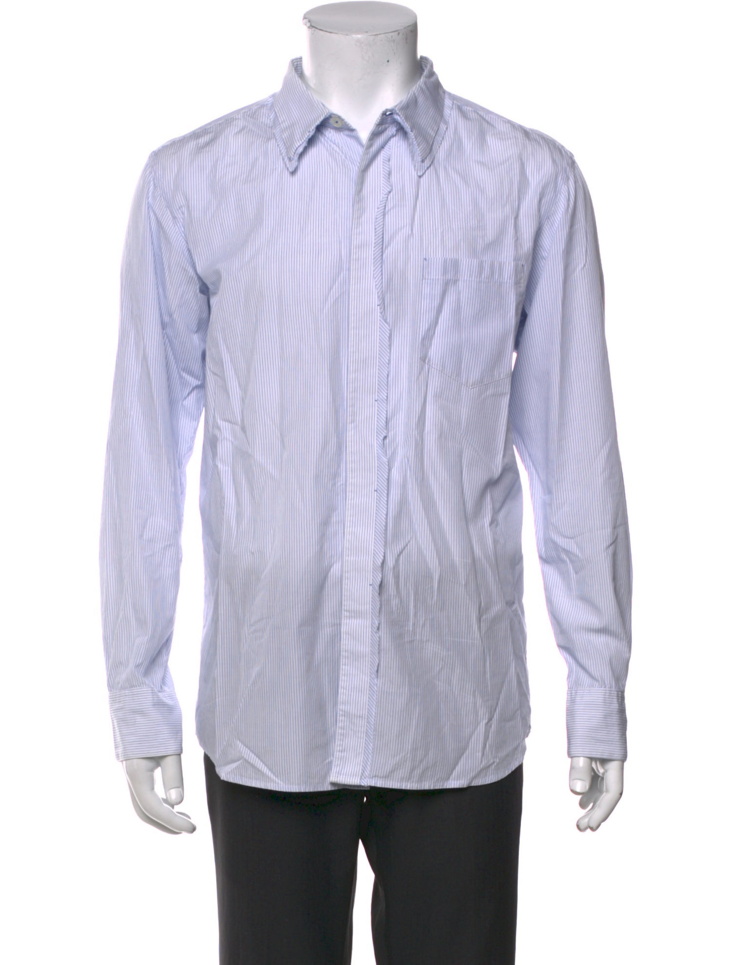 Yohji Yamamoto A.A.R. Striped Long Sleeve Shirt