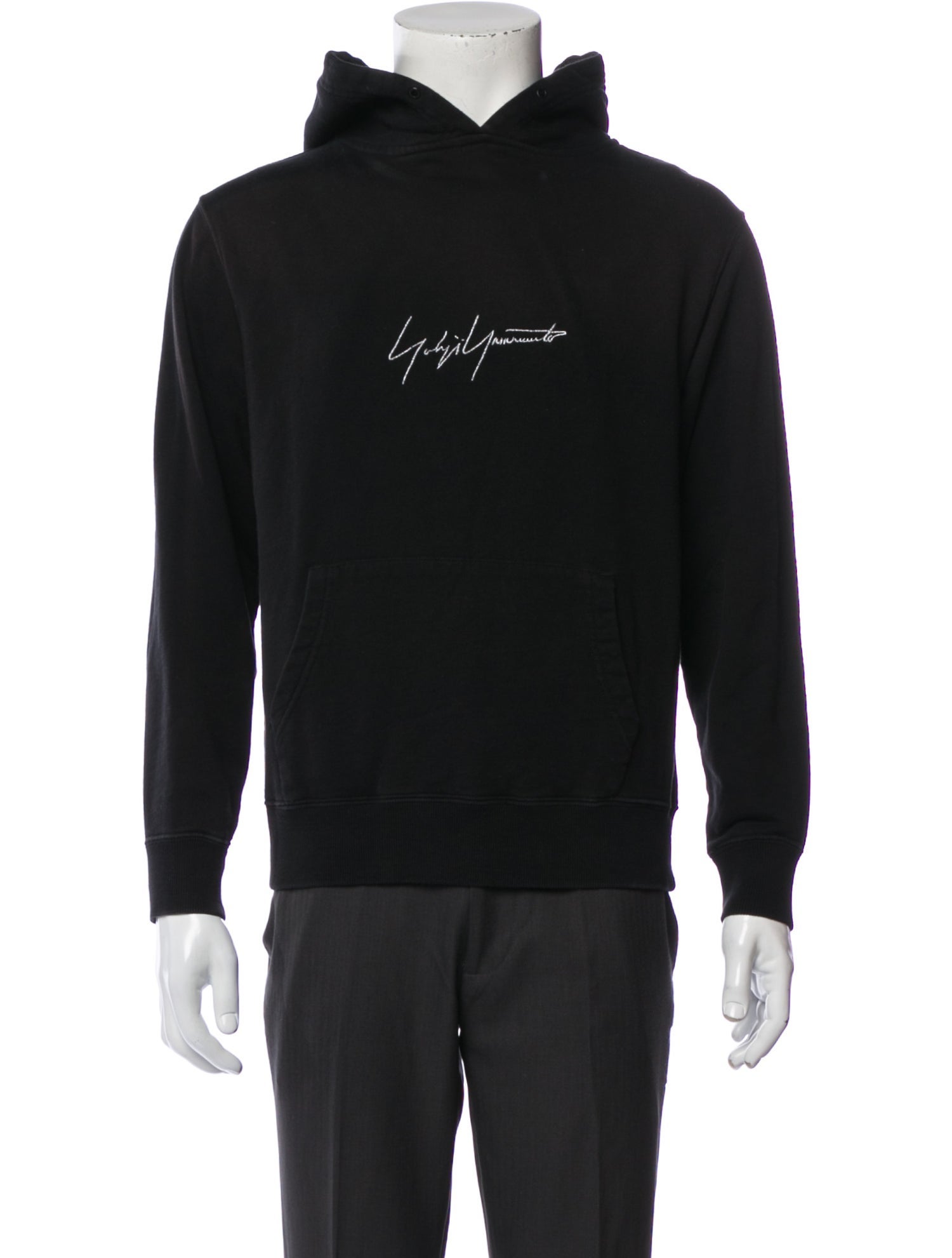 Yohji Yamamoto x New Era Graphic Print Crew Neck Hoodie
