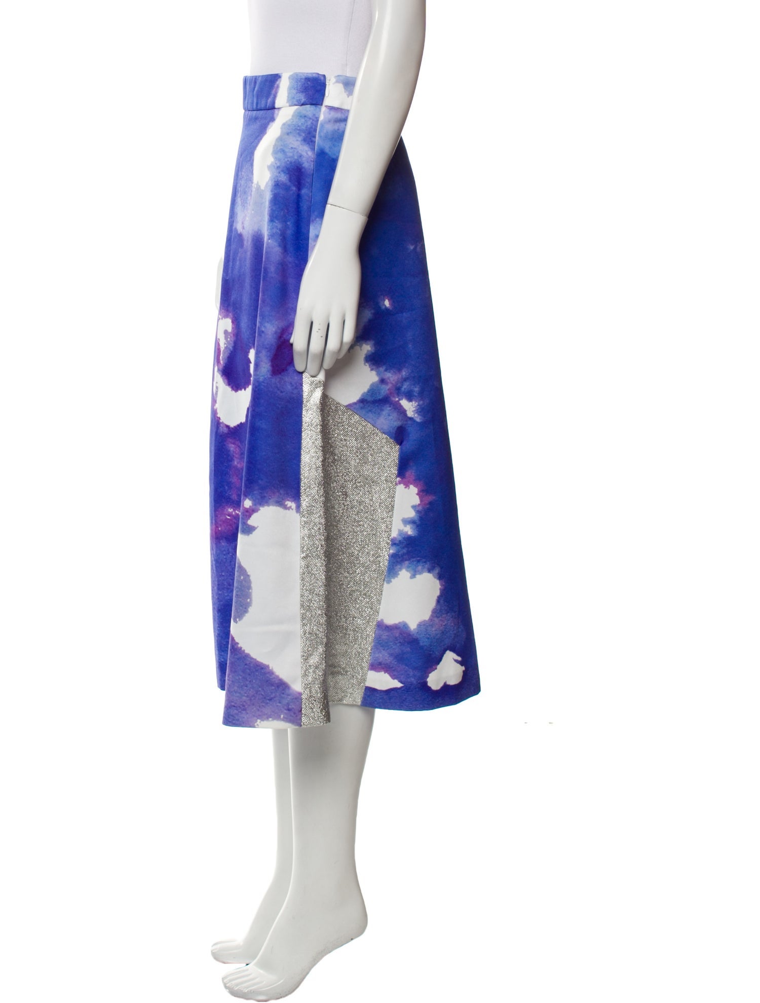 Osman Printed Midi Length Skirt