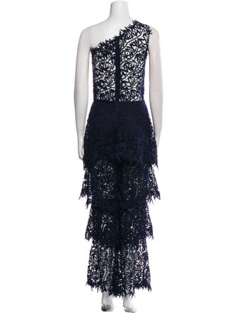 Osman Printed One-Shoulder Jumpsuit