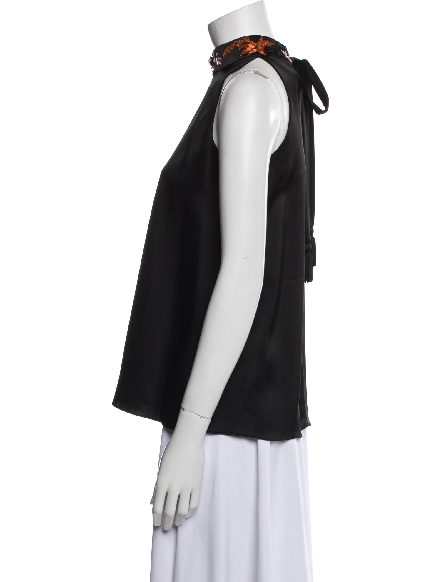 Osman Halterneck Sleeveless Blouse