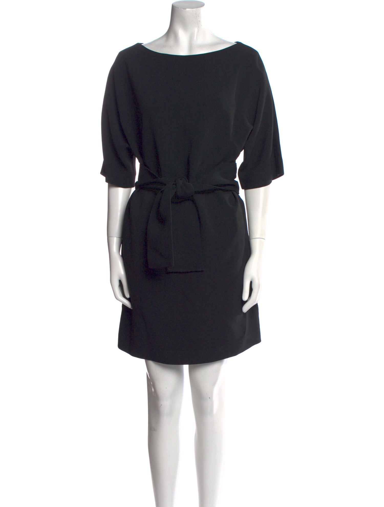 Osman Scoop Neck Mini Dress