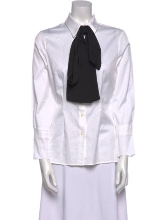Osman Three-Quarter Sleeve Button-Up Top