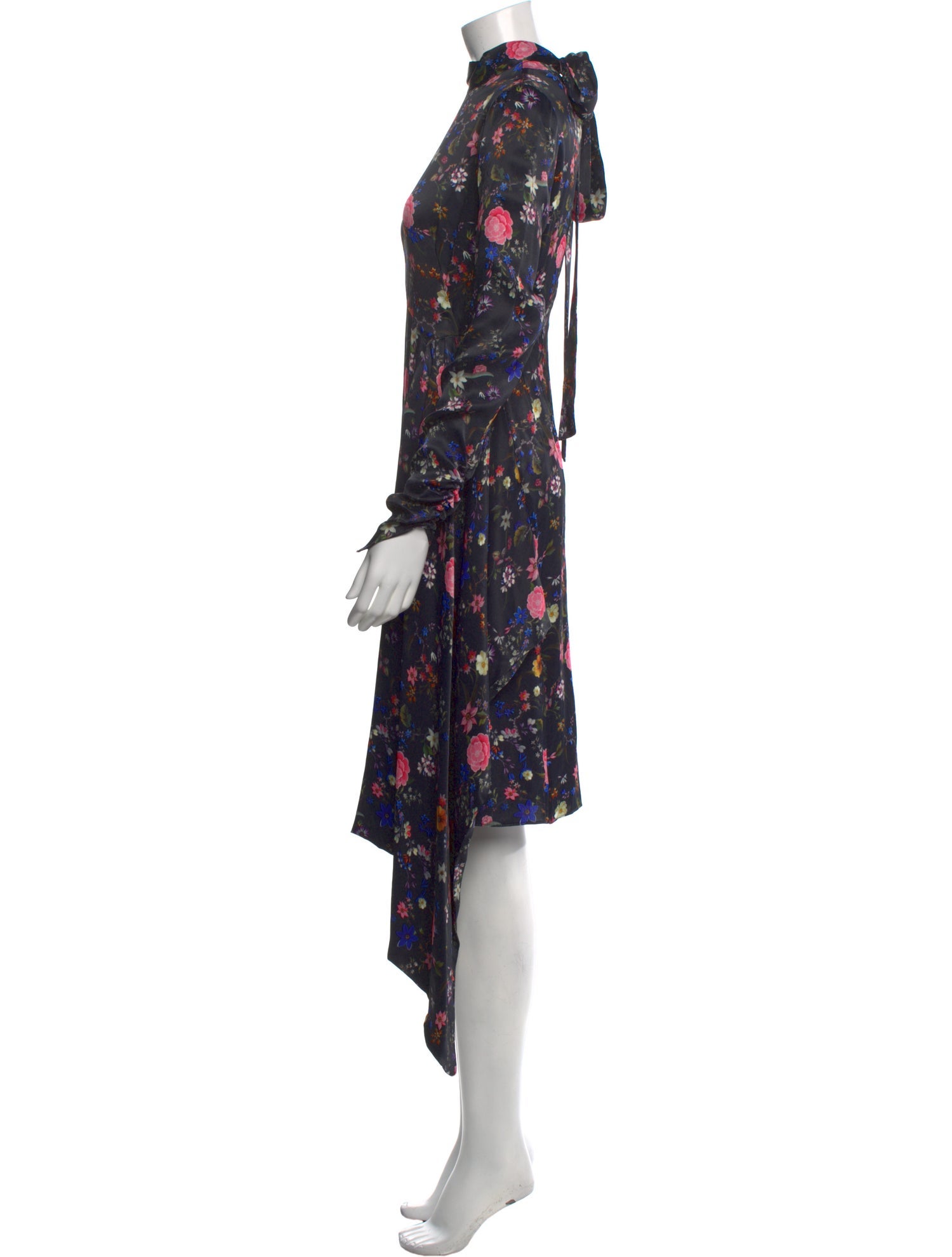 Osman Floral Print Long Dress