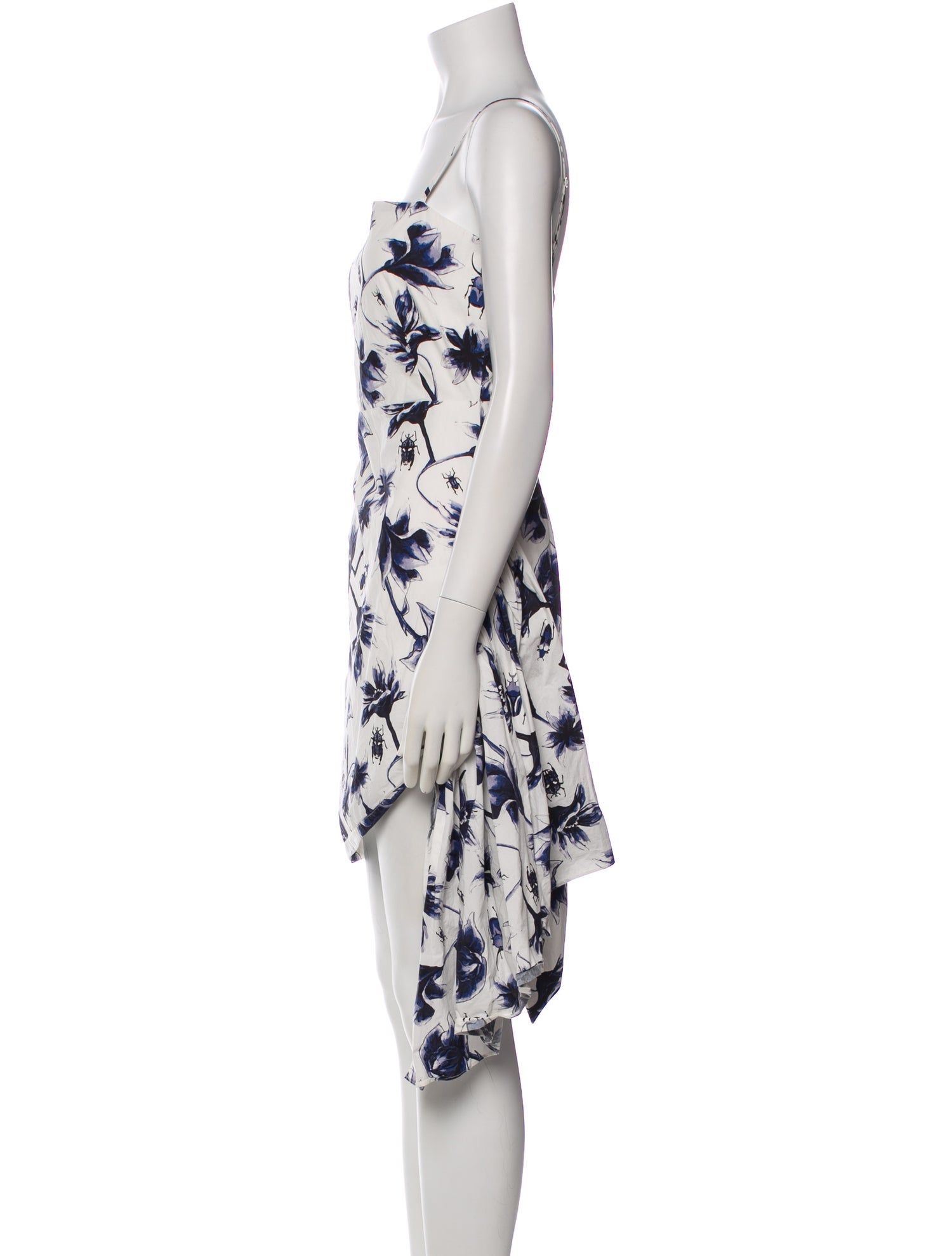 Osman Floral Print Midi Length Dress