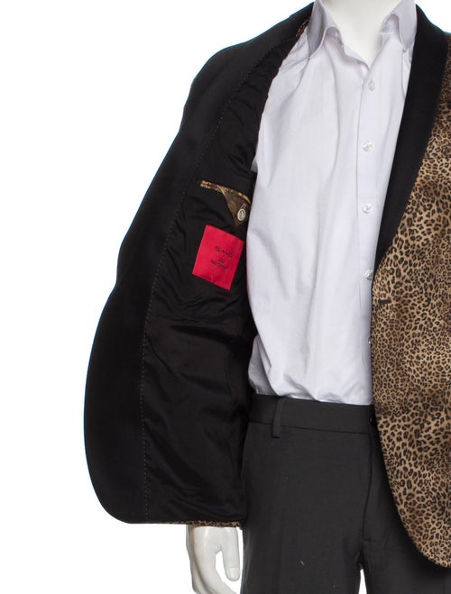 Sand Animal Print Suit