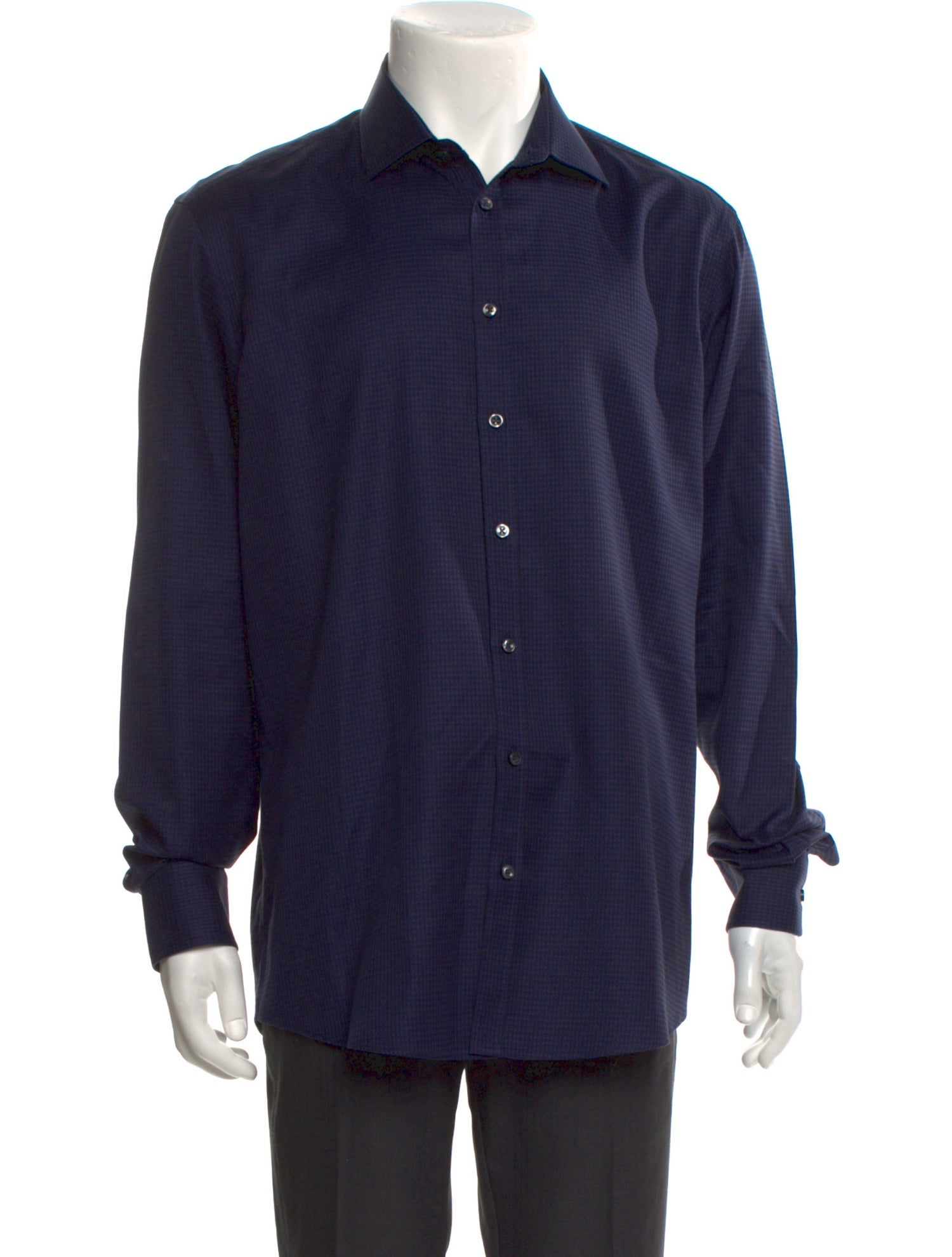 Sand Printed Long Sleeve Dress Shirt