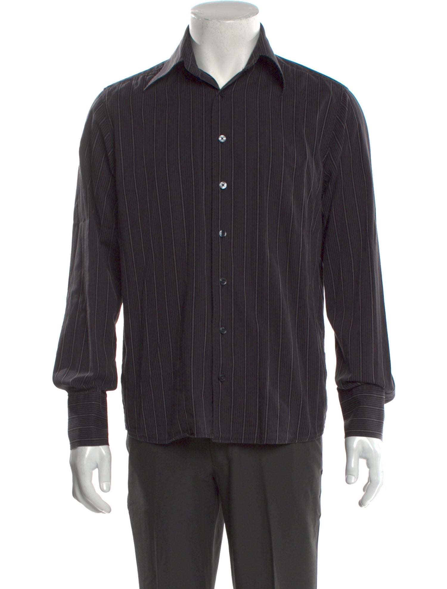 Sand Striped Long Sleeve Shirt